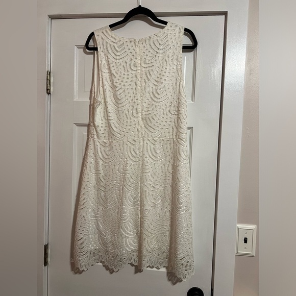 #142 1. STATE • SLEEVELESS CROCHET • COCKTAIL DRESS - Picture 4 of 6